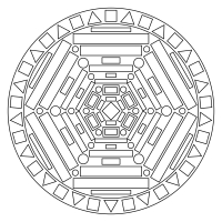 Mandala del Lato Oscuro Nr. 002